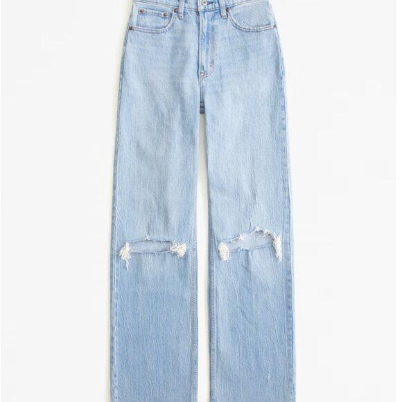 Abercrombie Ultra High Rise 90s Straight Jean - Picture 5 of 5